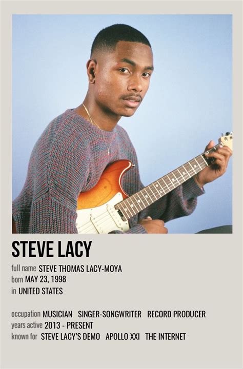 steve lacy poster